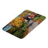 Kühlschrank Magnet - Herbst an der Covered Bridge (Linke Seite)