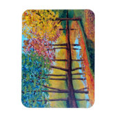 Kühlschrank Magnet - Herbstreflektionen. (Vertikal)