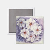 Kühlschrank Magnet Lavender African Daisies (Vorderseite/Rückseite)