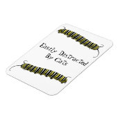 Kühlschrank Magnet leicht von Katzen abgelenkt (Linke Seite)