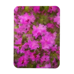 Kühlschrank Magnet - Lila Rhododendren