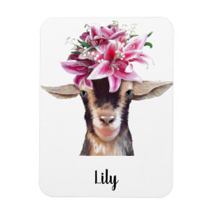 Kühlschrank Magnet Lily die Ziege