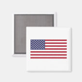 Kühlschrank Magnet mit amerikanischer Flagge (Vorderseite/Rückseite)
