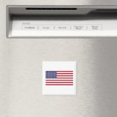 Kühlschrank Magnet mit amerikanischer Flagge (In Situ (Geschirrspüler))