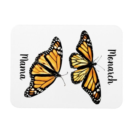 Kühlschrank Magnet Monarch Mama (Horizontal)