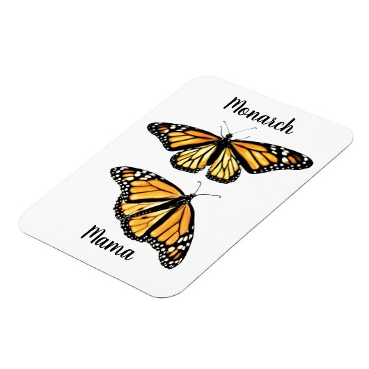 Kühlschrank Magnet Monarch Mama (Linke Seite)