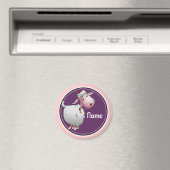 Kühlschrank Magnet, Namensvorlage, Niedliche Ziege Magnet (In Situ (Geschirrspüler))