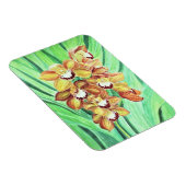 Kühlschrank Magnet - Orange & Gelbe Orchideen (Rechte Seite)