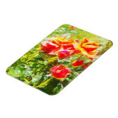 Kühlschrank Magnet - Orangefarbene Rose (Linke Seite)