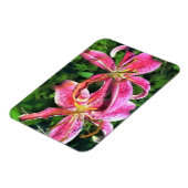Kühlschrank Magnet Pink Lilies (Linke Seite)