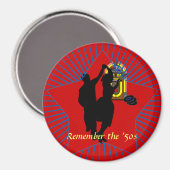 Kühlschrank-Magnet "Remember the Fifties" Magnet (Vorderseite/Rückseite)