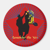 Kühlschrank-Magnet "Remember the Fifties" Magnet (Vorne)