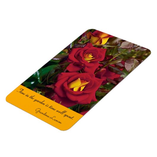 Kühlschrank Magnet Rose Garden (Linke Seite)