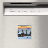 Kühlschrank Magnet Snowy Schweiz bei Sonnenunterga (In Situ (Geschirrspüler))