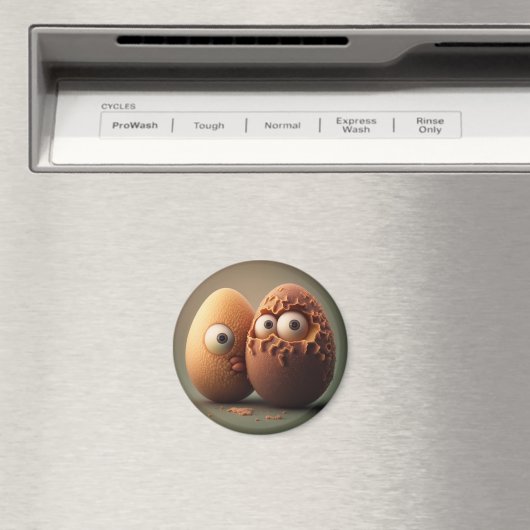 Kühlschrank-Magnet, surrealische Eier Magnet (In Situ (Geschirrspüler))