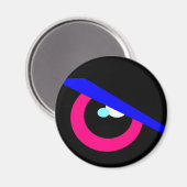 KÜHLSCHRANK MONSTER (Mad Eye 1)-Magnet Magnet (Vorderseite/Rückseite)