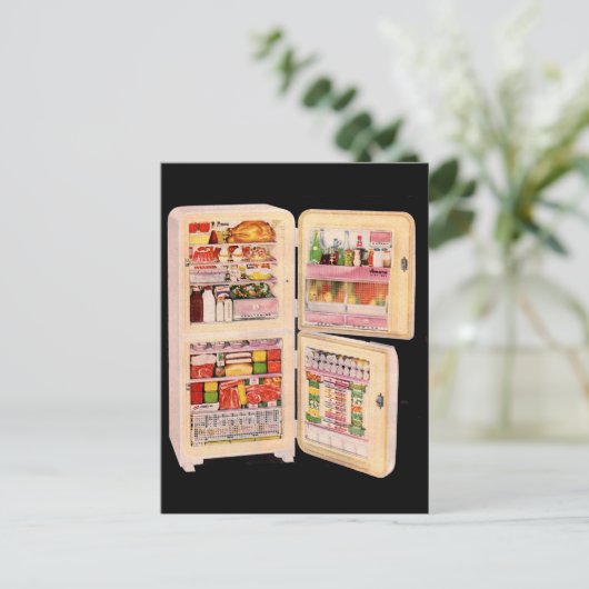 Kühlschrank Postkarte (Stehend Vorderseite)