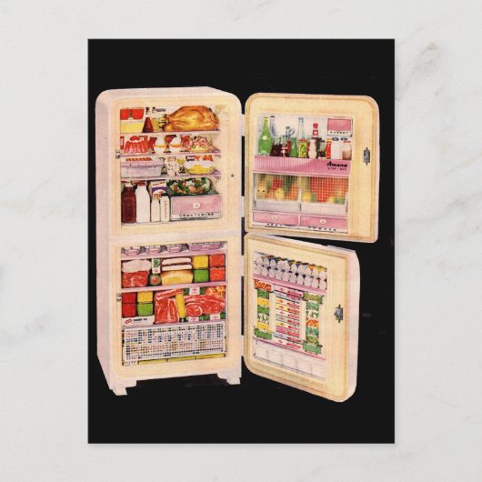 Kühlschrank Postkarte (Vorderseite)