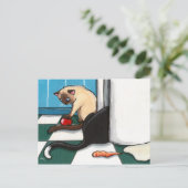 Kühlschrank Raiders Cat Postkarte (Stehend Vorderseite)