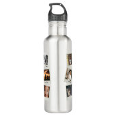 Kühlschrank Snapshots FotoCollage Edelstahlflasche (Rückseite)