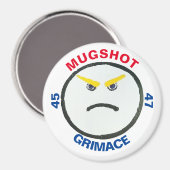 Kühlschrank-Taste GRIMACE MUGSHOT Magnet (Vorderseite/Rückseite)
