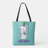 Kühlschrank von Milch Cartoon Tasche (Rückseite)