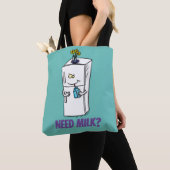 Kühlschrank von Milch Cartoon Tasche (Von Nahem)