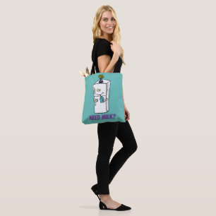 Kühlschrank von Milch Cartoon Tasche
