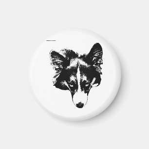 Kühlschrank-Wache Corgi Magnet