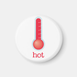 Kühlschrank-Wetter - HEISS Magnet