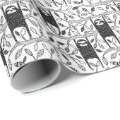 Kühlschränke: Süße Tier Muster. Geschenkpapier (Rolleneckpunkt)