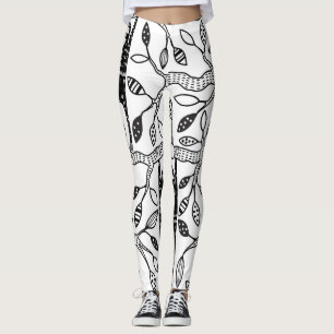 Kühlschränke: Süße Tier Muster. Leggings