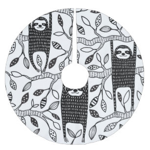 Kühlschränke: Süße Tier Muster. Polyester Weihnachtsbaumdecke