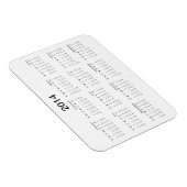 Kühlschrankmagnet 2014 magnet (Rechte Seite)