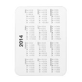 Kühlschrankmagnet 2014 magnet (Vertikal)