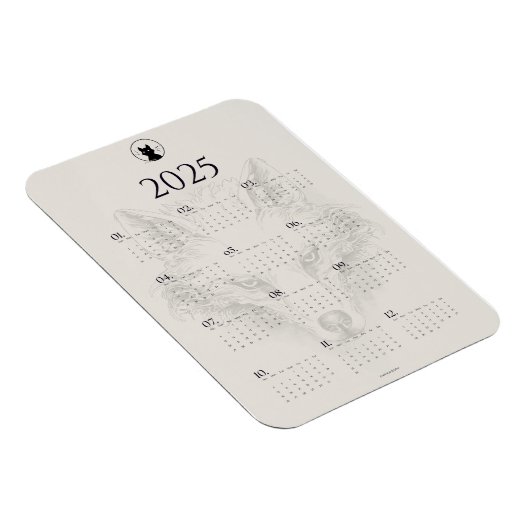 Kühlschrankmagnet 2025 magnet (Rechte Seite)