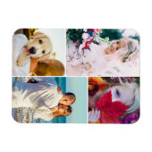 Kühlschrankmagnet 4 Foto: gerundete Vorlage Magnet (Horizontal)