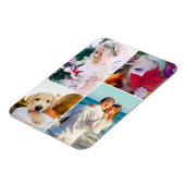 Kühlschrankmagnet 4 Foto: gerundete Vorlage Magnet (Linke Seite)