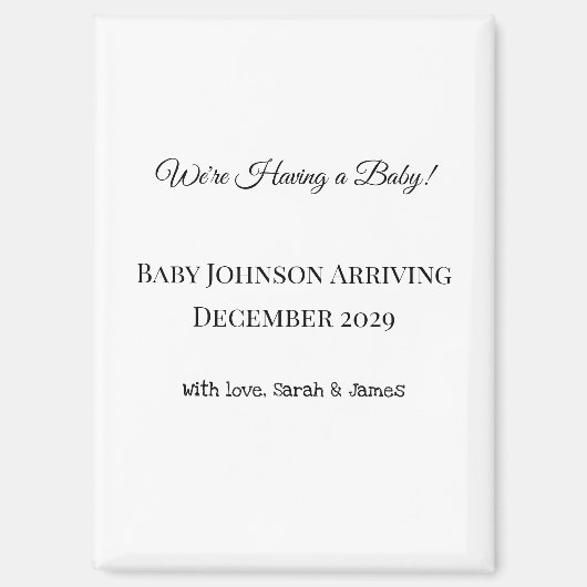 Kühlschrankmagnet | Benutzerdefinierte Foto- und S (Vorderseite)