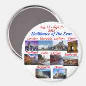 KÜHLSCHRANKMAGNET BRILLIANCE SEPT 2013 TRANS ATLAN (Vorderseite/Rückseite)