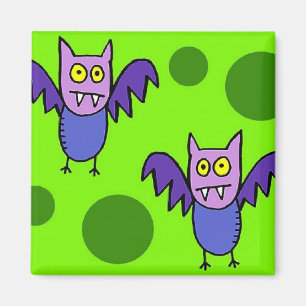 Kühlschrankmagnet "Cartoon Bats"