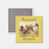 Kühlschrankmagnet der Freunde des französischen La (Vorderseite/Rückseite)