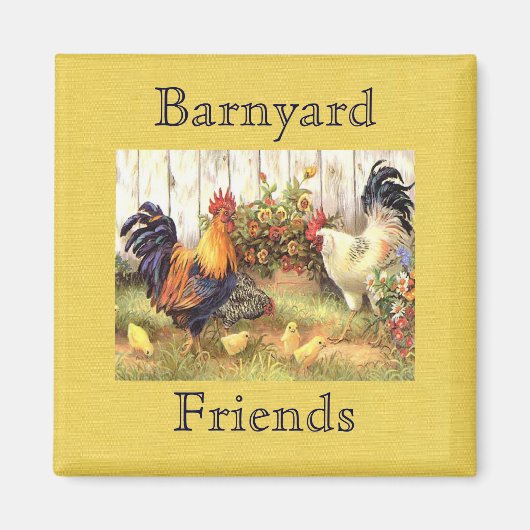 Kühlschrankmagnet der Freunde des französischen La (Vorne)