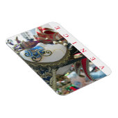 Kühlschrankmagnet der Karnevalmaske in Venedig Magnet (Rechte Seite)
