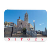 Kühlschrankmagnet der Kirche Sitges Magnet (Horizontal)