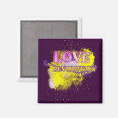 Kühlschrankmagnet der Liebe (Vorderseite/Rückseite)