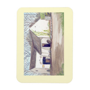 Kühlschrankmagnet der Mühle Gelligros Magnet