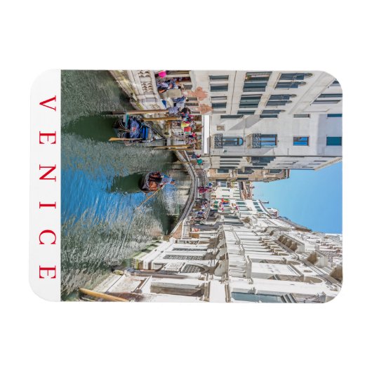 Kühlschrankmagnet des Kanals von Venedig Magnet (Horizontal)