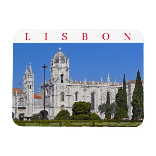 Kühlschrankmagnet des Klosters Lissabon Jeronimos Magnet (Horizontal)