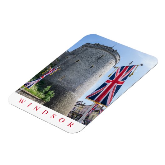 Kühlschrankmagnet des Windsor Castle Magnet (Linke Seite)